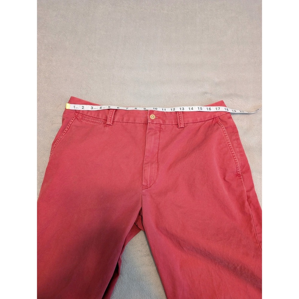 Polo Ralph Lauren Pants36x32 Vintage GI Pant Pink Salmon Chino Faded Distressed - Picture 2 of 8